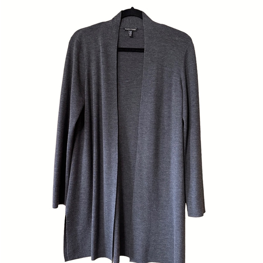 Eileen Fisher Gray Merino Sweater